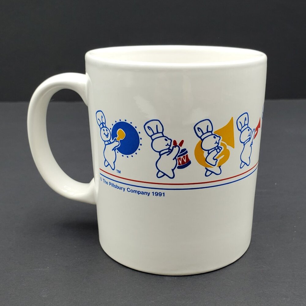 Corelle Pillsbury Doughboy Mug Corning Dough Boy Marching Band Mug